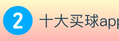 十大买球app logo